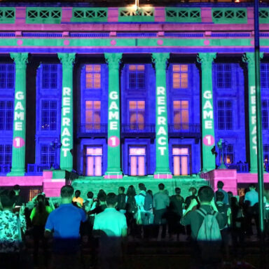 Ben Wu's Projection mapping lighting show